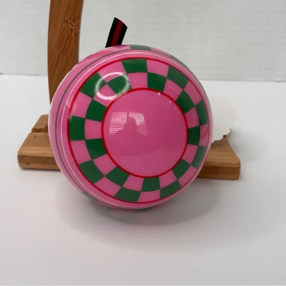 Anthropologie Go Sports Glass Ornament “Go Sports” NWT 4” Pink & Green - Picture 7 of 8